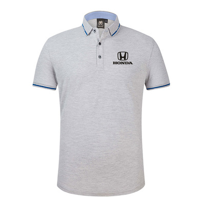 Polo Honda Homme 2022 Piqué De Coton Col Contrasté Regular Fit